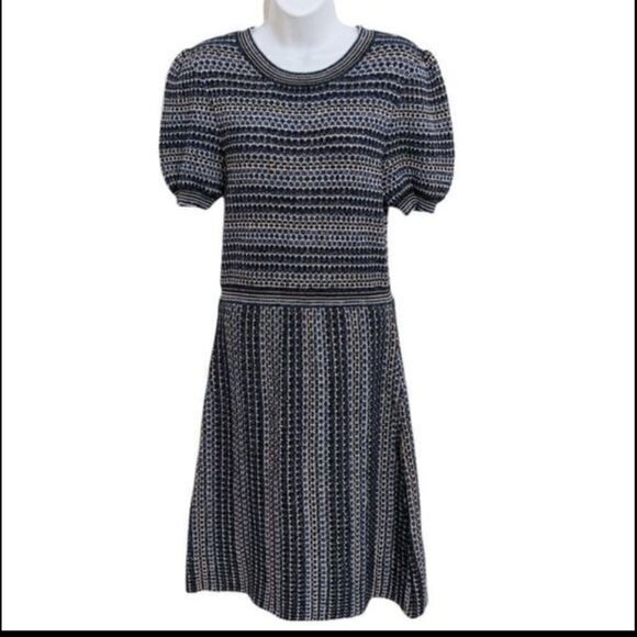 Free PEOPLE Free People Into You Mini Sweater Dress Green Blue Knit Medium @i - Picture 12 of 12